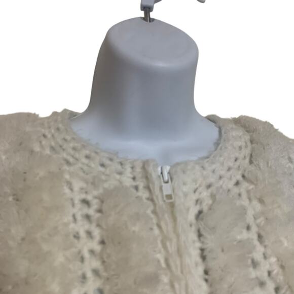 Vintage Sideffects Knitted Zip Up Sweater Womens Size M - Picture 3 of 5